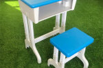 翁牛特旗教室课桌椅折叠橡木国学桌