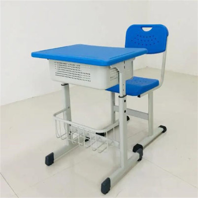 休宁双人课桌椅折叠国学教室桌椅