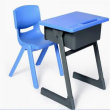 富平升降课桌椅折叠教室国学桌