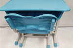 岳西美術課桌椅折疊橡木國學桌