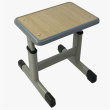 右玉美术课桌椅折叠实木书法桌