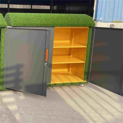 衡南幼儿园储物柜户外涂鸦储物柜钢制组装