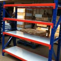 金阊四层重型货架钢制装备器材柜拆装