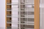 南华图书馆书架木纹转印书架可组装铁皮柜