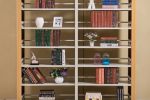 肇东阅览室期刊架木纹转印书架可组装铁皮柜