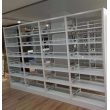 渭城图书馆书架木护板书架可组装铁皮柜