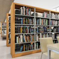 泉山图书馆书架木护板书架可组装铁皮柜