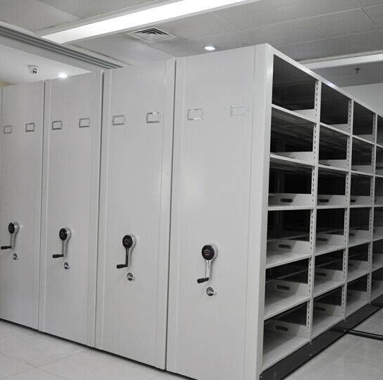 永定档案室自动回转密集柜移动密集架安装